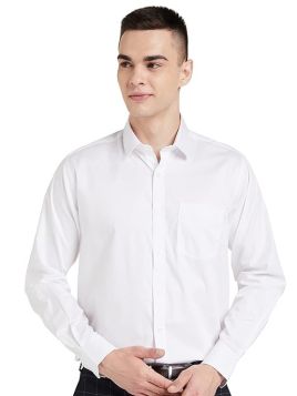 Men's Solid Cotton Formal Shirt
